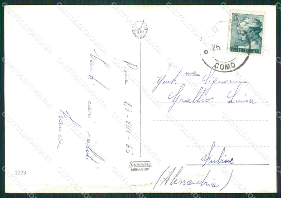 Como Colico Abbazia di Piona Foto FG cartolina KB3485 – retro