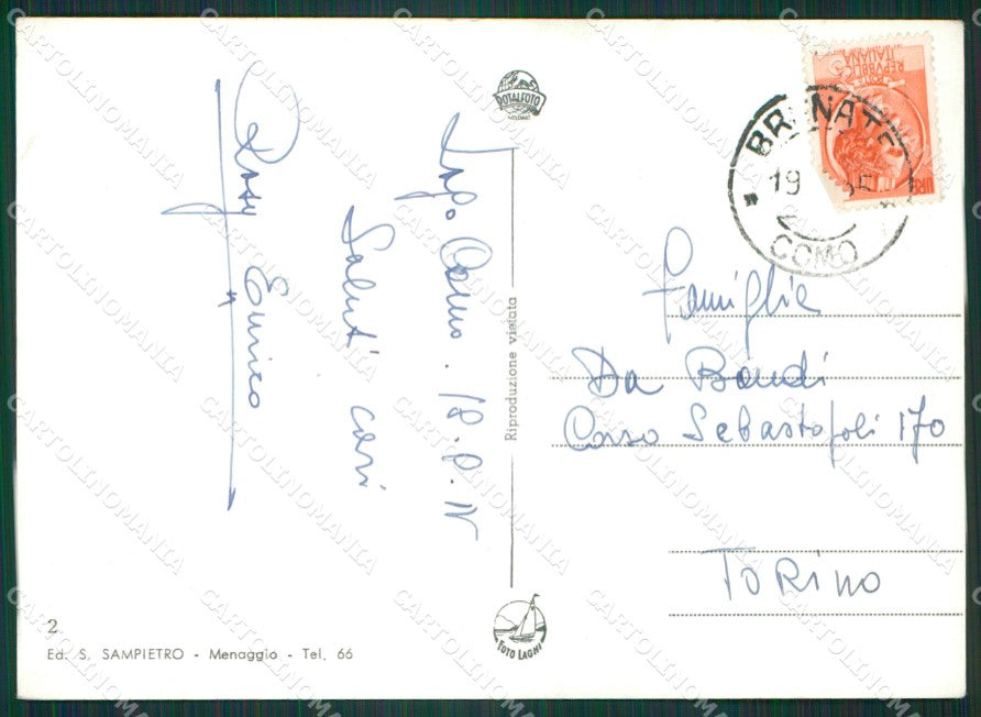 Como Tremezzo Villa Carlotta Foto FG cartolina KB3492 – retro