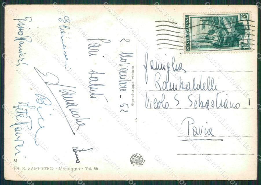 Como Isola Comacina Lago di Como Foto FG cartolina KB3511 – retro