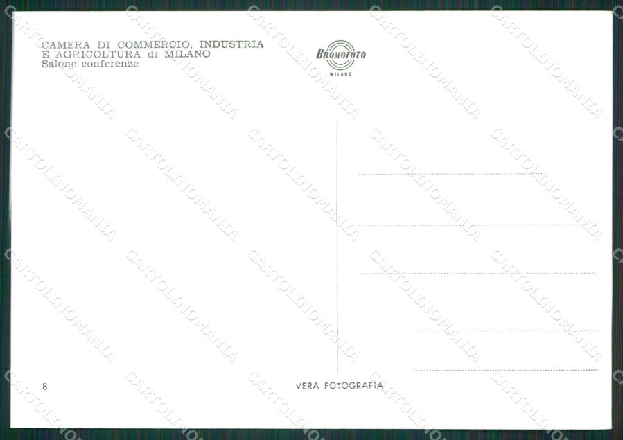 Milano Città Camera Commercio Foto FG cartolina KB3523 – retro