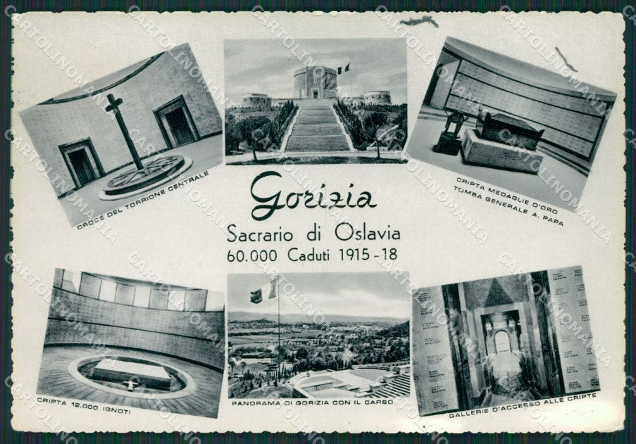 Gorizia Oslavia Sacrario di Foto FG cartolina KB3528 – fronte