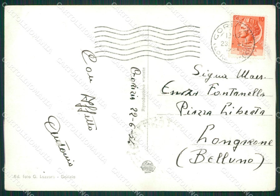 Gorizia Città Monumento ai Caduti Foto FG cartolina KB3529 – retro