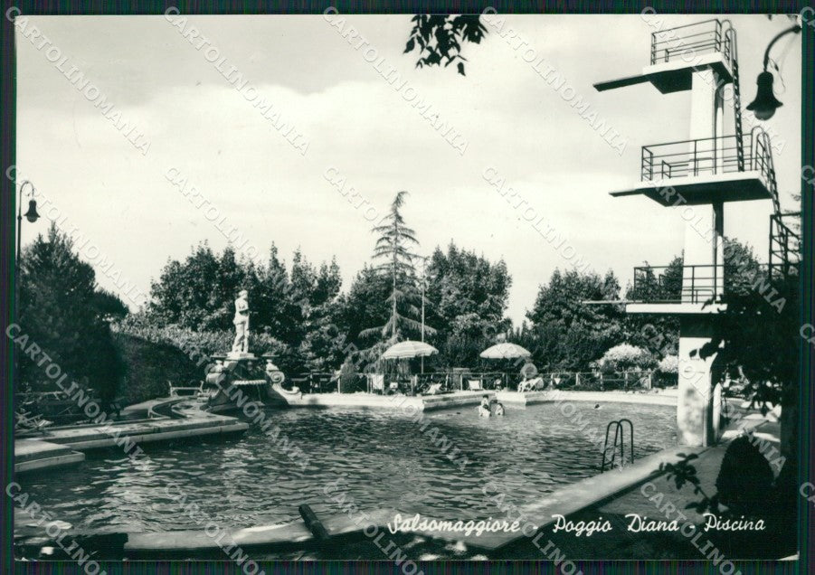 Parma Salsomaggiore Piscina Foto FG cartolina KB3550 – fronte