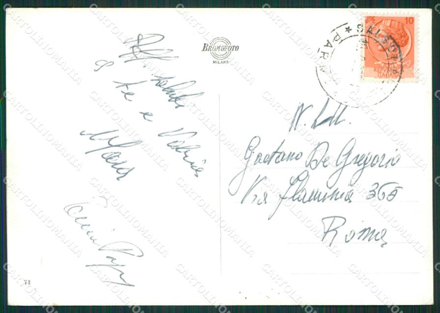 Parma Salsomaggiore Piscina Foto FG cartolina KB3550 – retro