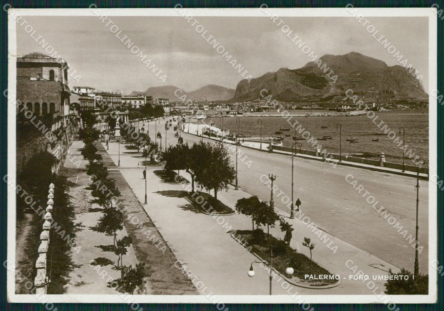 Palermo Città STRAPPINO PIEGHINE Foto FG cartolina KB3573 – fronte