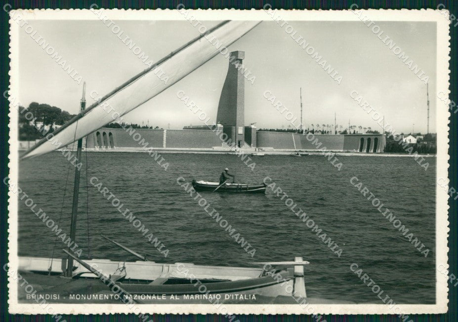 Brindisi Città Barche Foto FG cartolina KB3587 – fronte