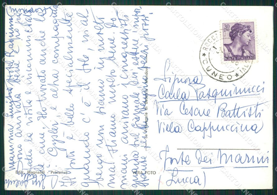 Cuneo Roccaforte Mondovì Lurisia Foto FG cartolina KB3598 – retro