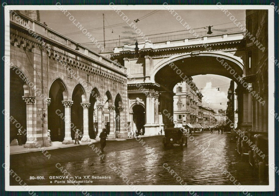 Genova Città Auto Foto FG cartolina KB3602 – fronte