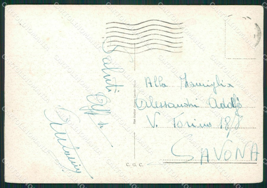 Genova Chiavari PIEGHINE FG cartolina KB3606 – retro