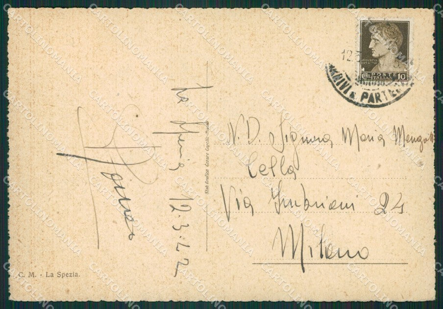 La Spezia Città FG cartolina KB3616 – retro