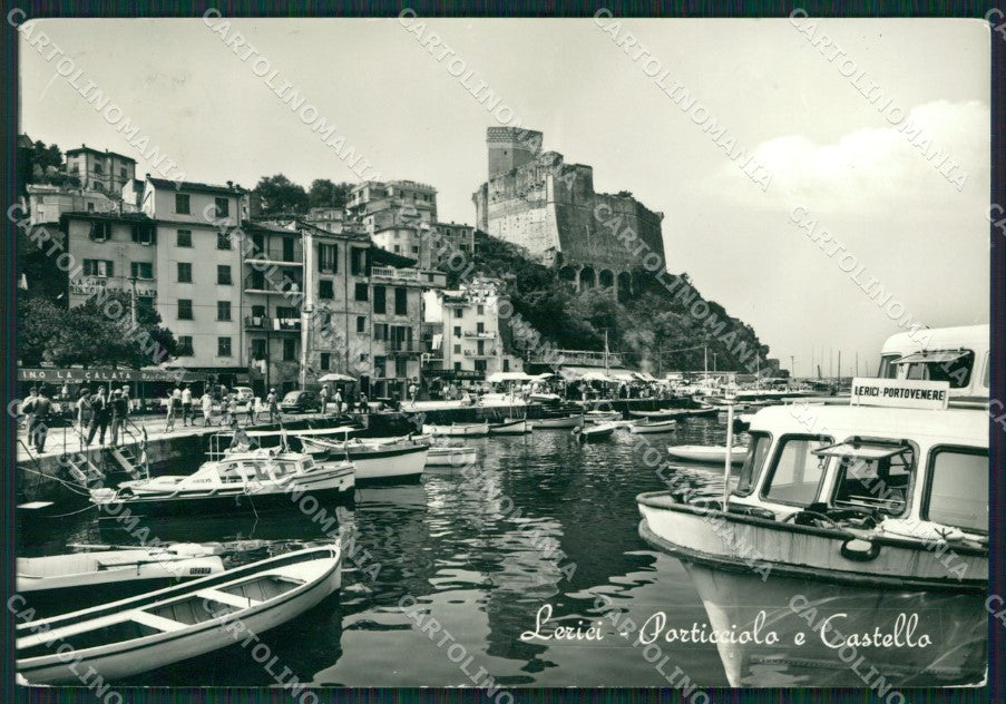 La Spezia Lerici Barche Foto FG cartolina KB3617 – fronte