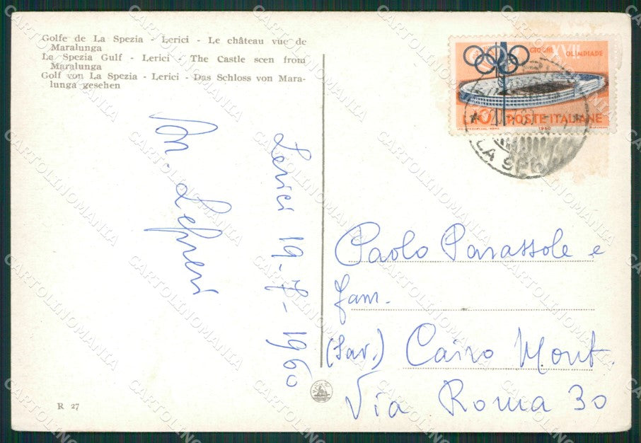 La Spezia Lerici FG cartolina KB3618 – retro