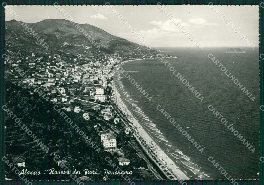 Savona Alassio PIEGHINE Foto FG cartolina KB3625 – fronte