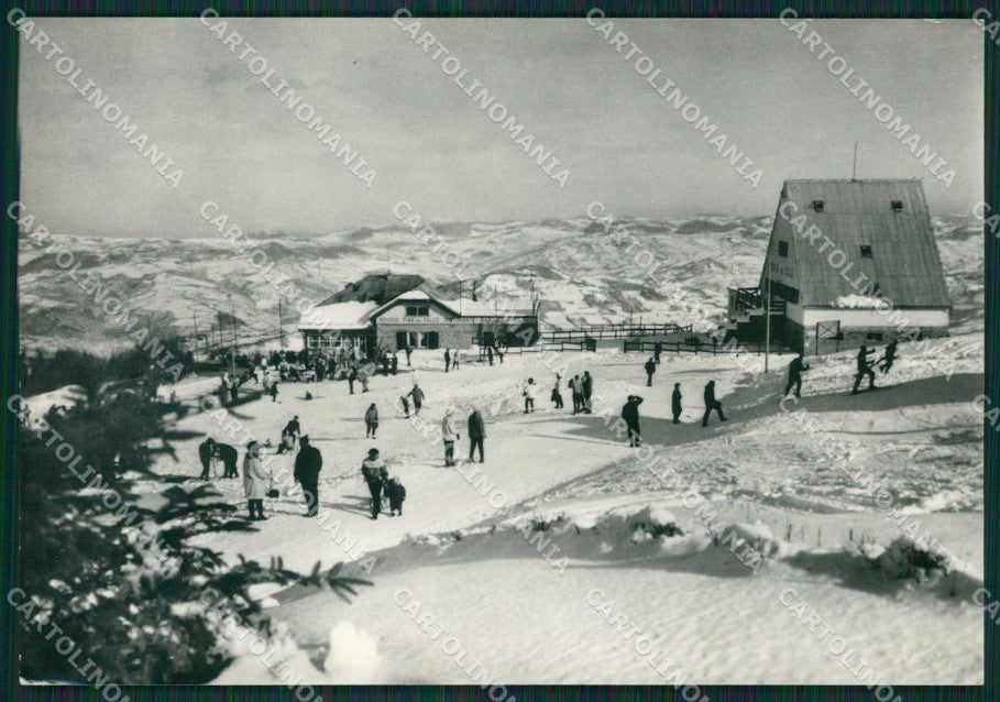 Modena Sestola Nevicata Sci Foto FG cartolina KB3633 – fronte