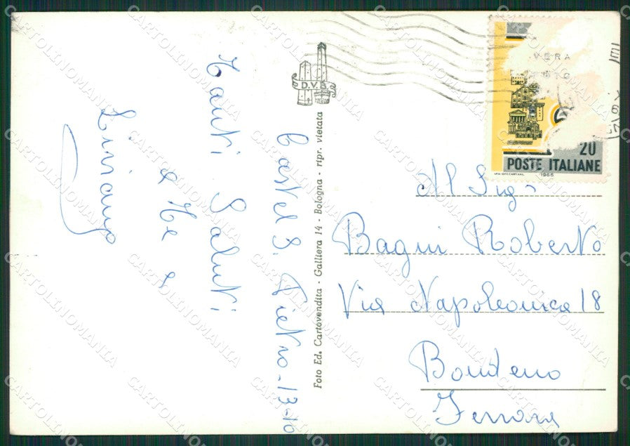 Bologna Castel San Pietro PIEGHINA Foto FG cartolina KB3667 – retro
