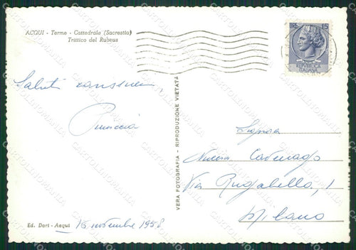 Alessandria Acqui Terme Foto FG cartolina KB3676 – retro