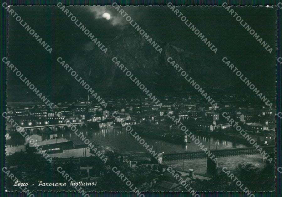 Lecco Città Lago di Chiaro di Luna Foto FG cartolina KB3690 – fronte