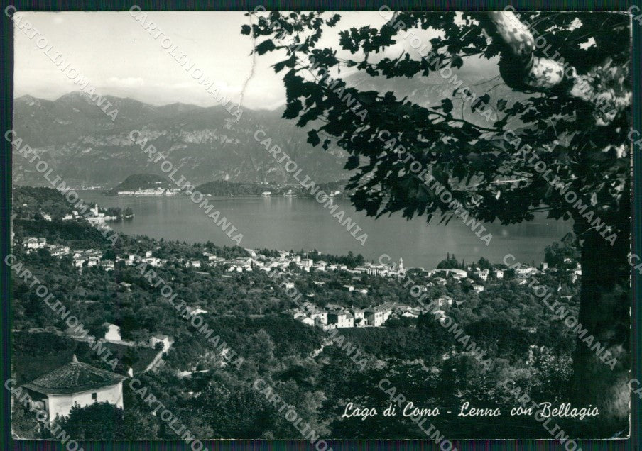 Como Lenno Bellagio Lago di Como STRAPPO Foto FG cartolina KB3710 – fronte