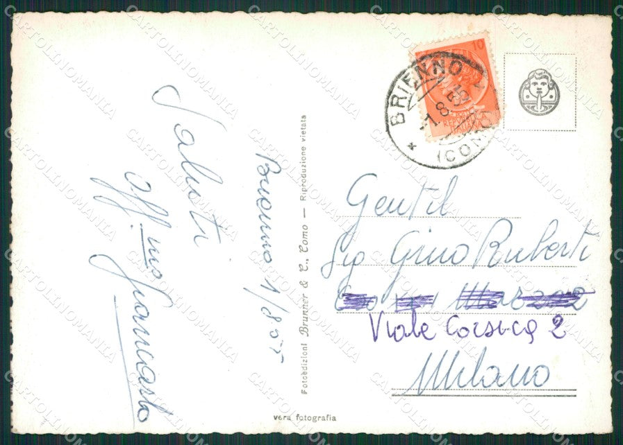 Como Tremezzo Villa Carlotta Foto FG cartolina KB3716 – retro