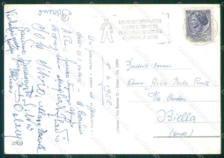 Como Città Villa Olmo PIEGHINA Foto FG cartolina KB3719 – retro