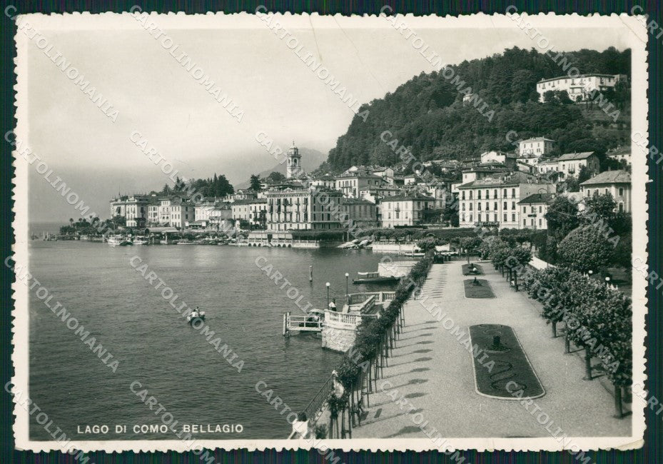 Como Bellagio lago di Como PIEGHE Foto FG cartolina KB3723 – fronte