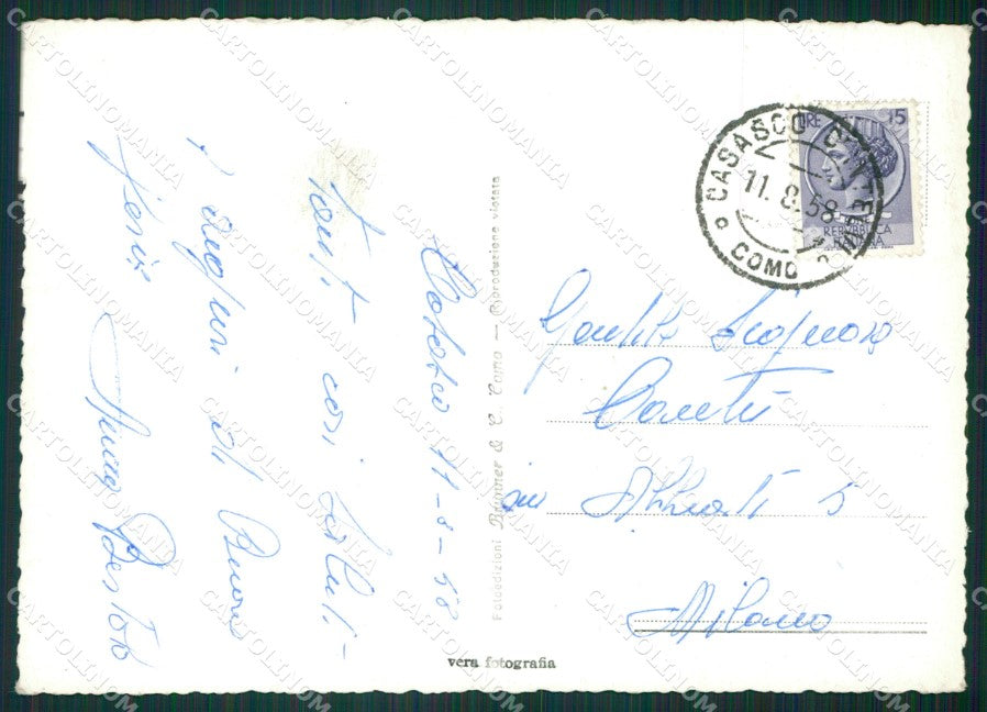 Como Casasco d'Intelvi Foto FG cartolina KB3724 – retro
