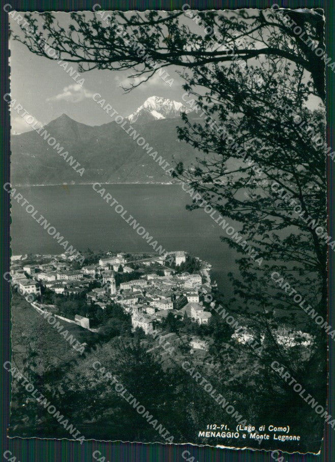 Como Menaggio Lago di Como Legnone Foto FG cartolina KB3726 – fronte