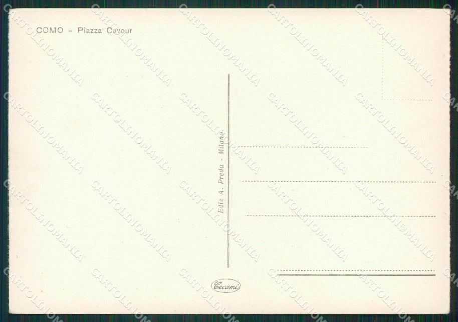 Como Città Lago di Battelli FG cartolina KB3733 – retro