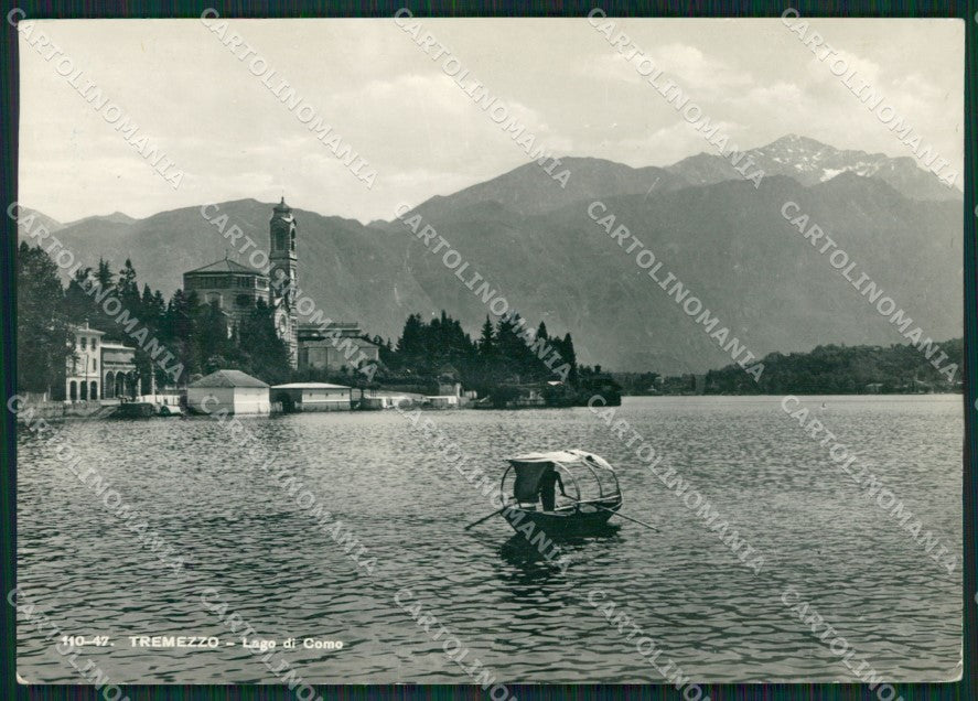 Como Tremezzo Lago di Como Barca Foto FG cartolina KB3734 – fronte