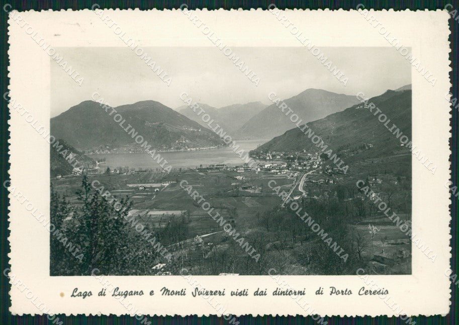 Varese Porto Ceresio Lago di Lugano Monti Svizzeri Foto FG cartolina KB3737 – fronte