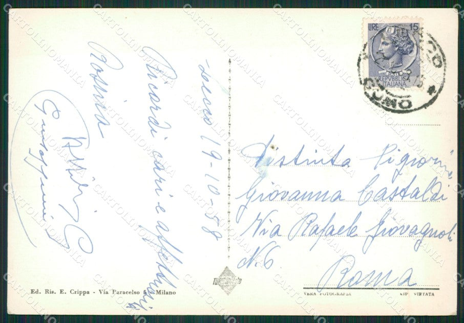 Lecco Città Lago di Foto FG cartolina KB3755 – retro