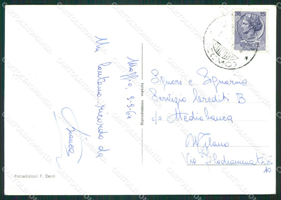 Lecco Cremeno Maggio Foto FG cartolina KB3762 – retro