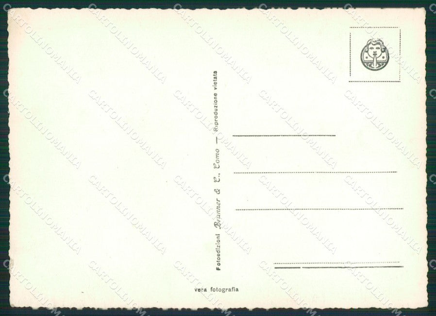 Como Lago di Mappa Foto FG cartolina KB3764 – retro