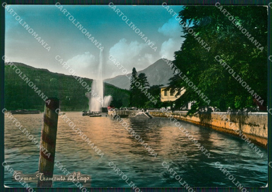 Como Città Lago di Foto FG cartolina KB3766 – fronte