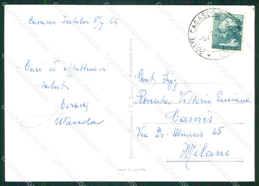 Como Casasco d'Intelvi PIEGHINA Foto FG cartolina KB3781 – retro