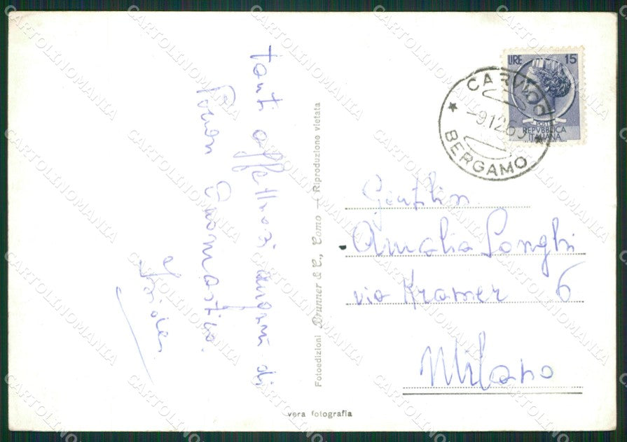 Como Città Villa Olmo PIEGHINE Foto FG cartolina KB3789 – retro