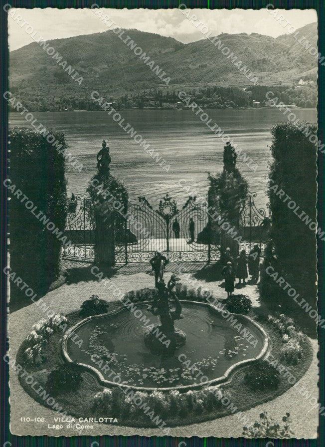 Como Tremezzo Lago di Como Villa Carlotta PIEGA Foto FG cartolina KB3795 – fronte