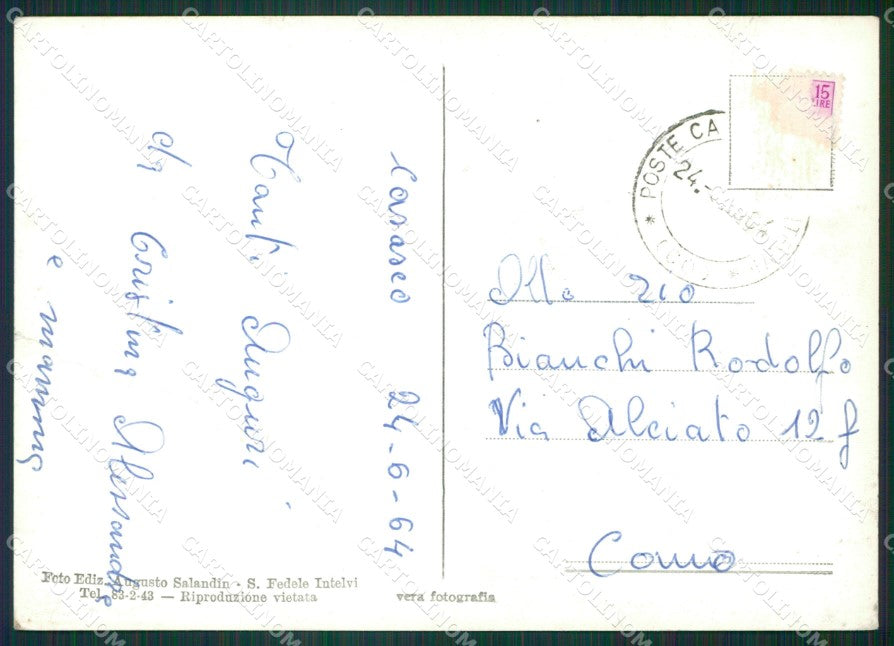 Como Casasco d'Intelvi Foto FG cartolina KB3796 – retro