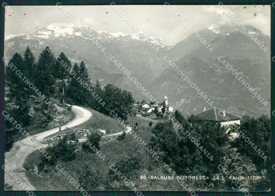 Torino Valsusa La Losa PIEGHINA MACCHIE Foto FG cartolina KB3806 – fronte