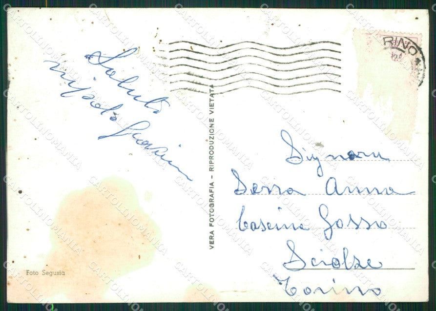 Torino Valsusa La Losa PIEGHINA MACCHIE Foto FG cartolina KB3806 – retro