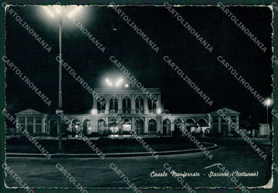 Alessandria Casale Monferrato Stazione PIEGHE Foto FG cartolina KB3807 – fronte