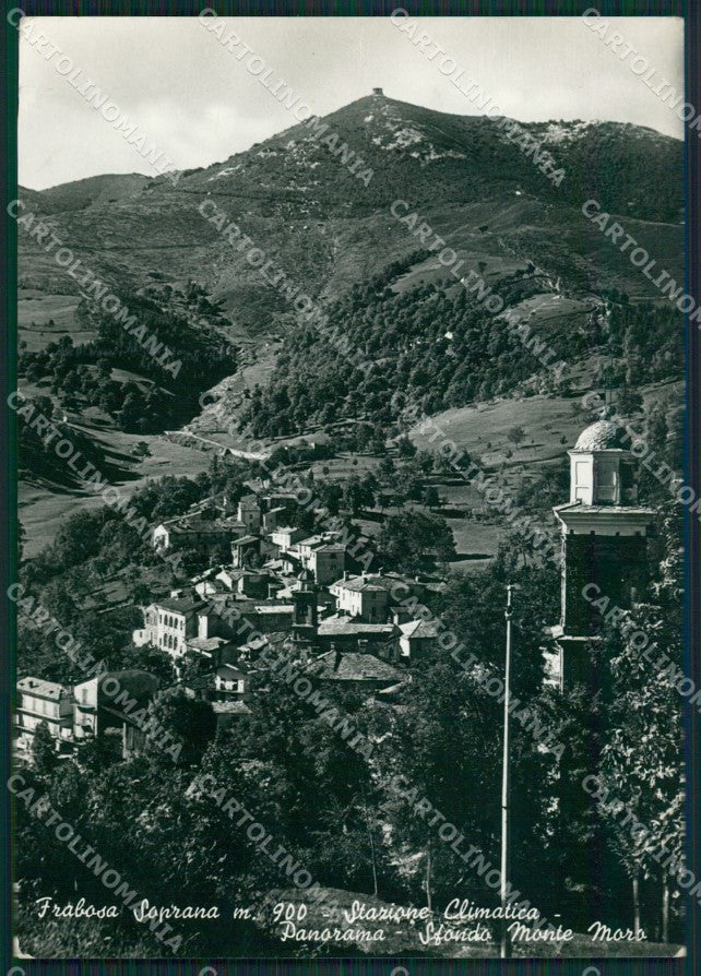 Cuneo Frabosa Soprana Monte Moro PIEGA Foto FG cartolina KB3808 – fronte