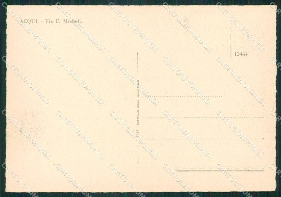 Alessandria Acqui Terme FG cartolina KB3819 – retro