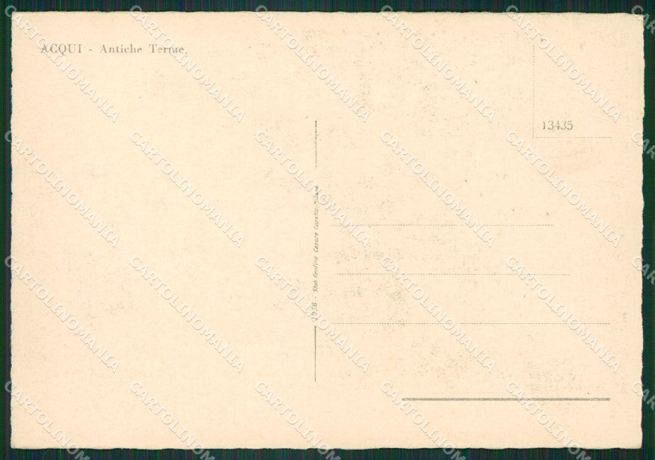 Alessandria Acqui Terme FG cartolina KB3820 – retro