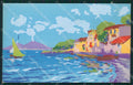 Napoli ? Dipinta a mano Alterocca cartolina KB3821 – fronte