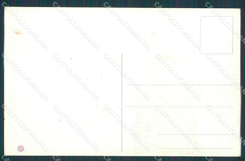 Napoli Dipinta a mano Alterocca cartolina KB3822 – retro