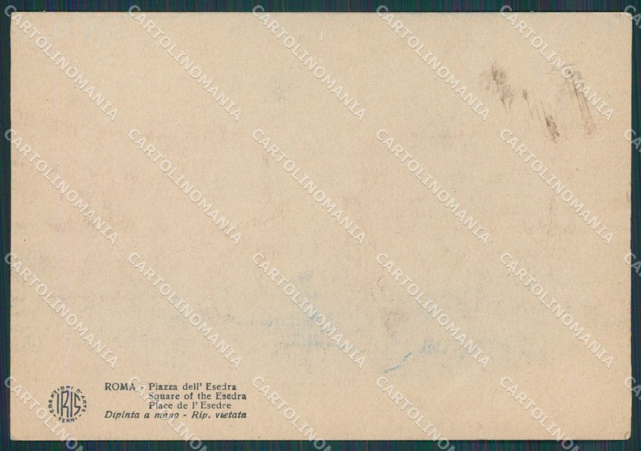 Roma Città Dipinta a Mano ABRASA FG cartolina KB3826 – retro