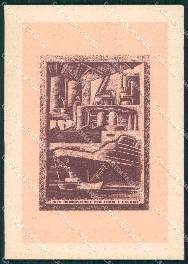 Torino Città Salone Automobile 1951 Pubblicitaria Shell FG cartolina KB3830 – fronte