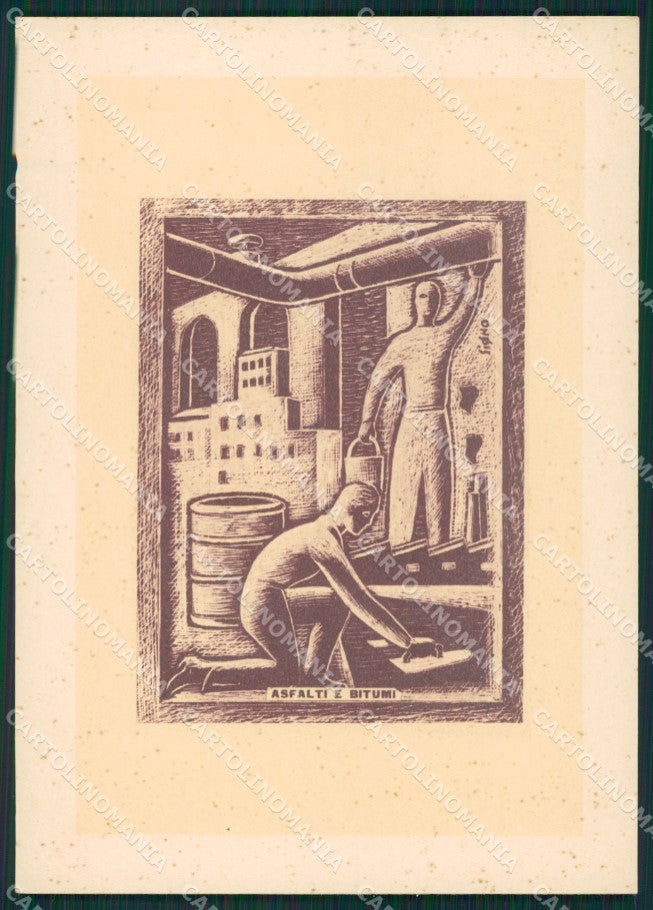 Torino Città Salone Automobile 1951 Pubblicitaria Shell FG cartolina KB3831 – fronte