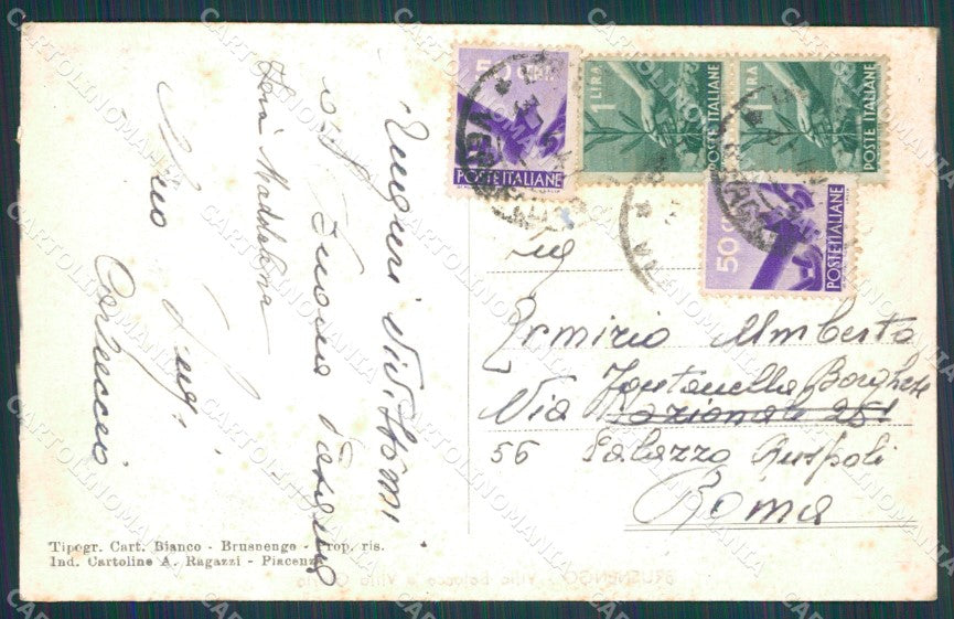 Biella Brusnengo cartolina KB3838 – retro